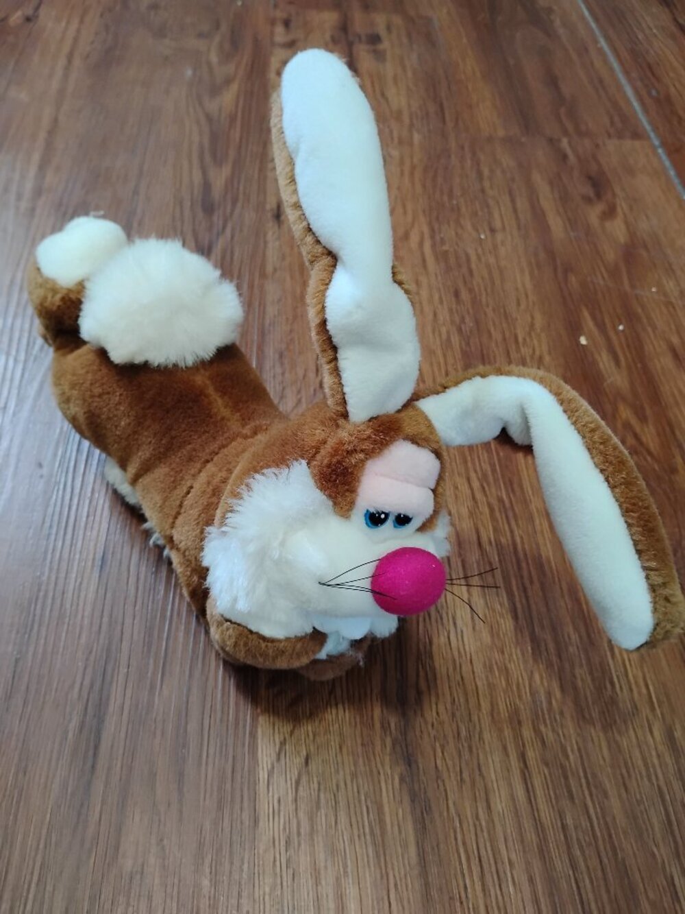 Telly the Funny Bunny Rabbit Bunny Plush 1988 Applause Stuffed Animal